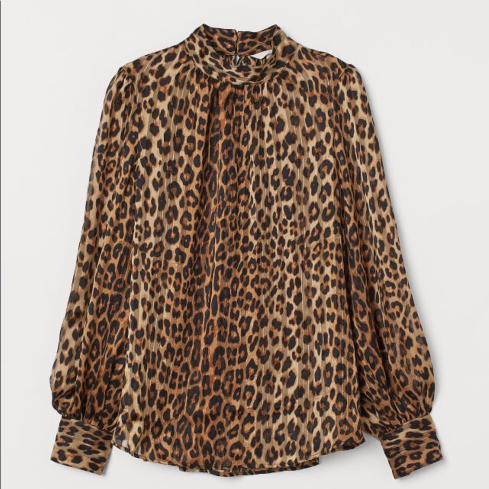 Stunning leopard print blouse